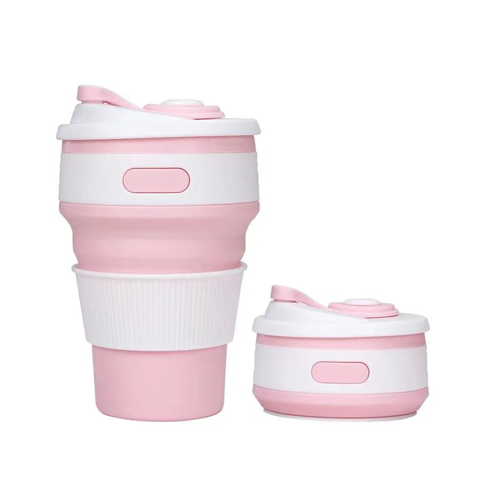 Food Grade BPA Free Silicone Collapsible Coffee Cups