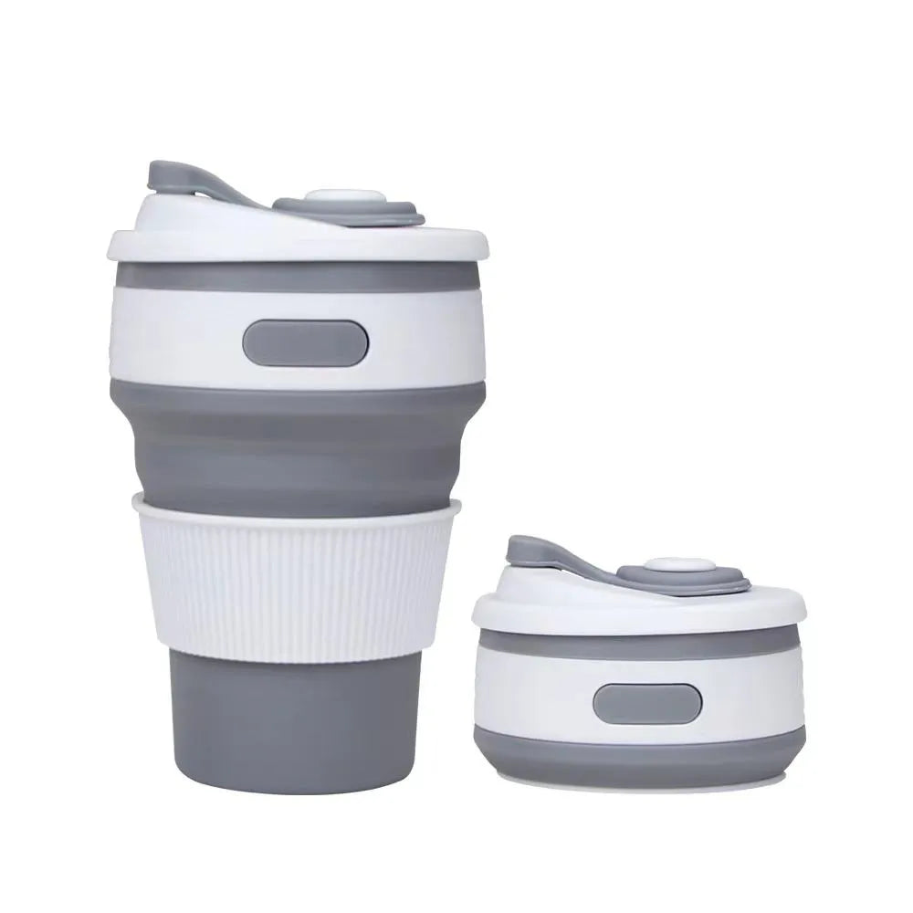 Food Grade BPA Free Silicone Collapsible Coffee Cups