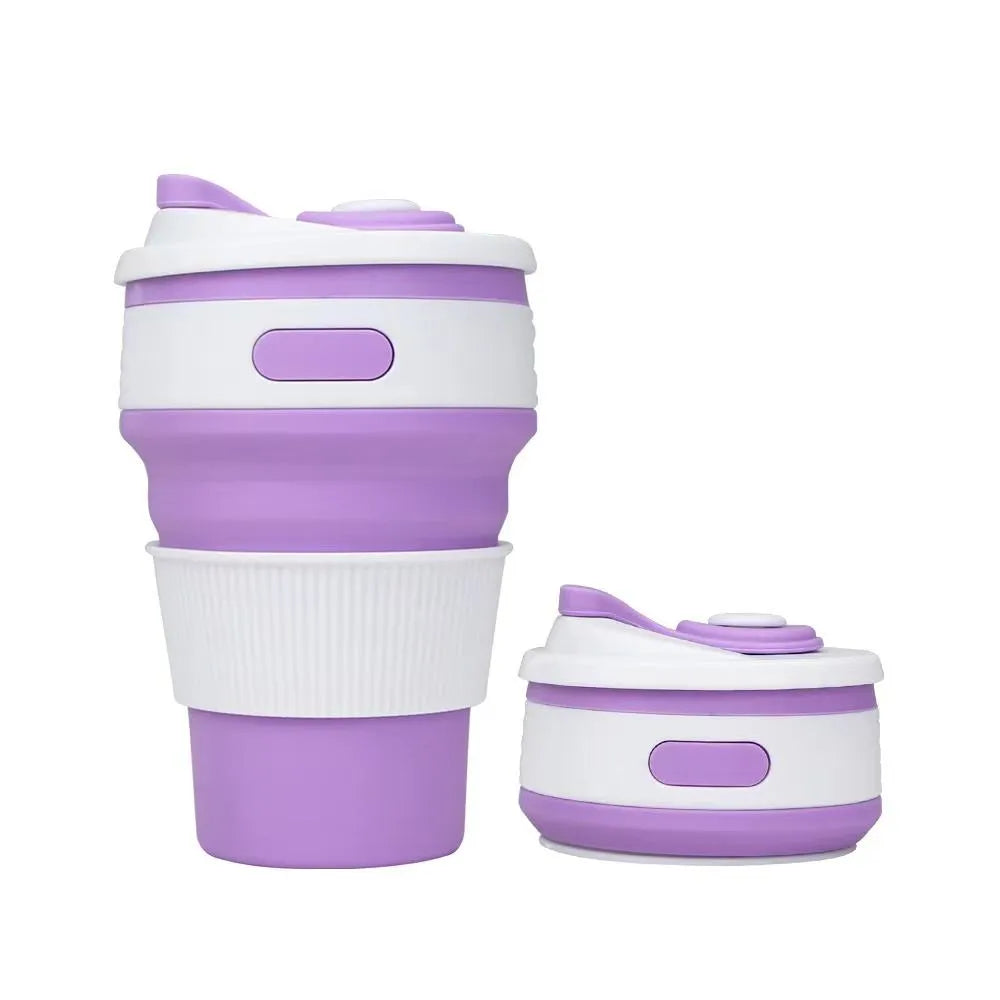 Food Grade BPA Free Silicone Collapsible Coffee Cups