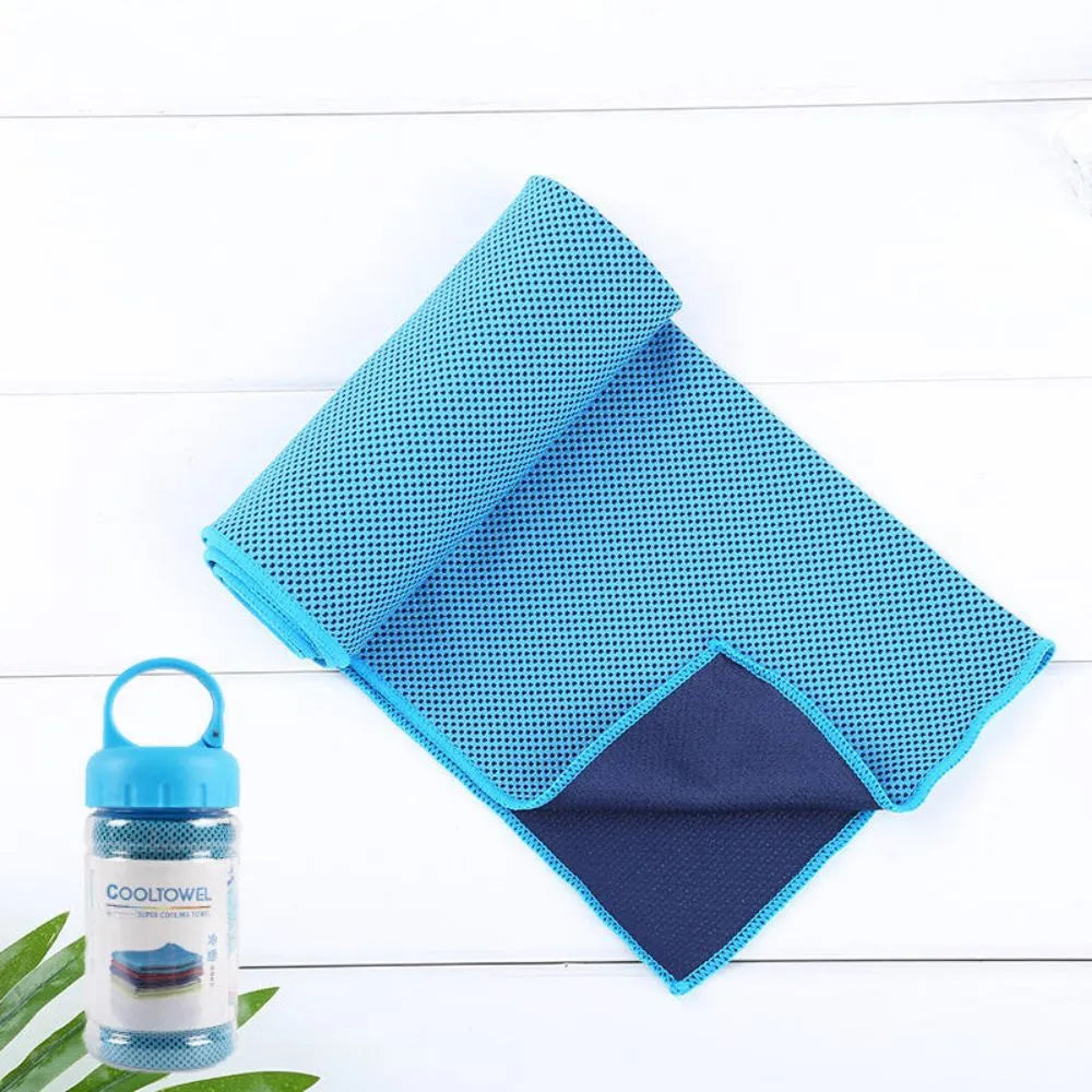 Gym Cooling Towels with Bottle Pack