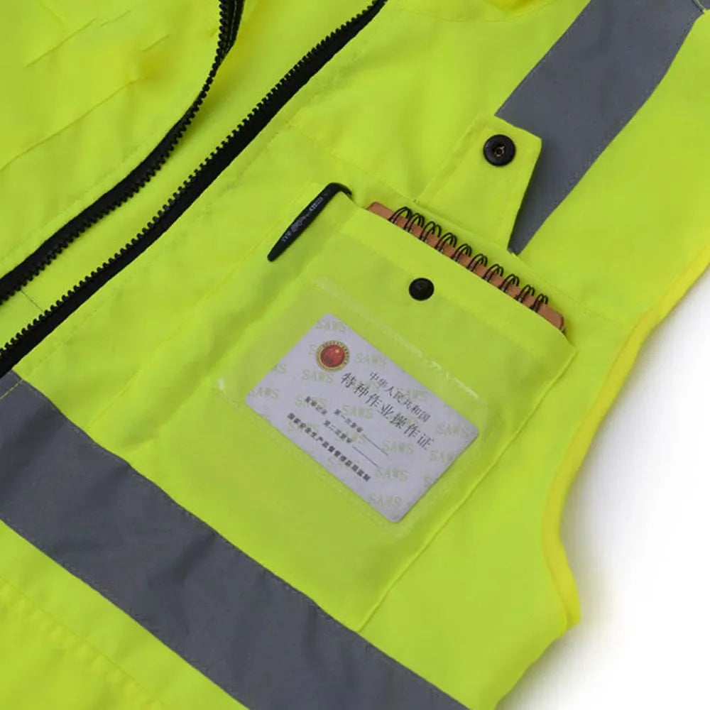 Custom High Visibility Reflective Construction Safety Jackets