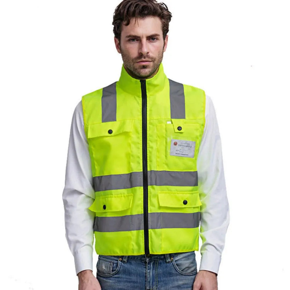 Custom High Visibility Reflective Construction Safety Jackets