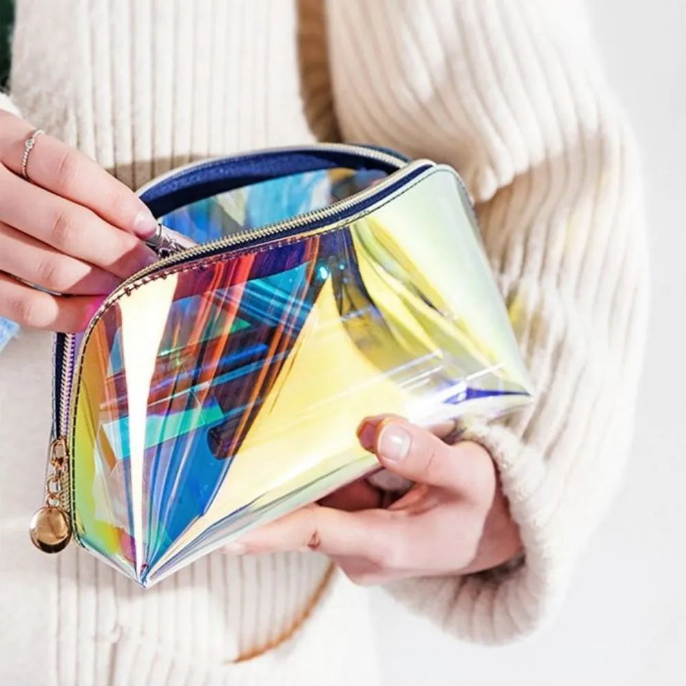 Holographic TPU Makeup Bag
