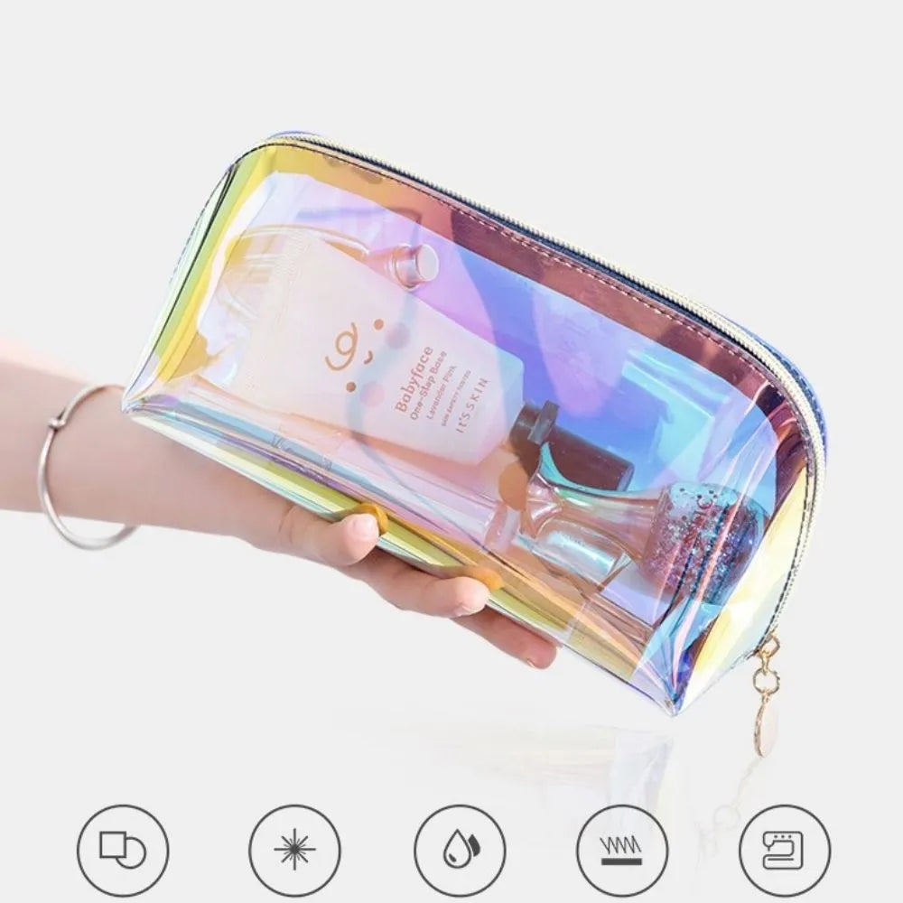 Holographic TPU Makeup Bag