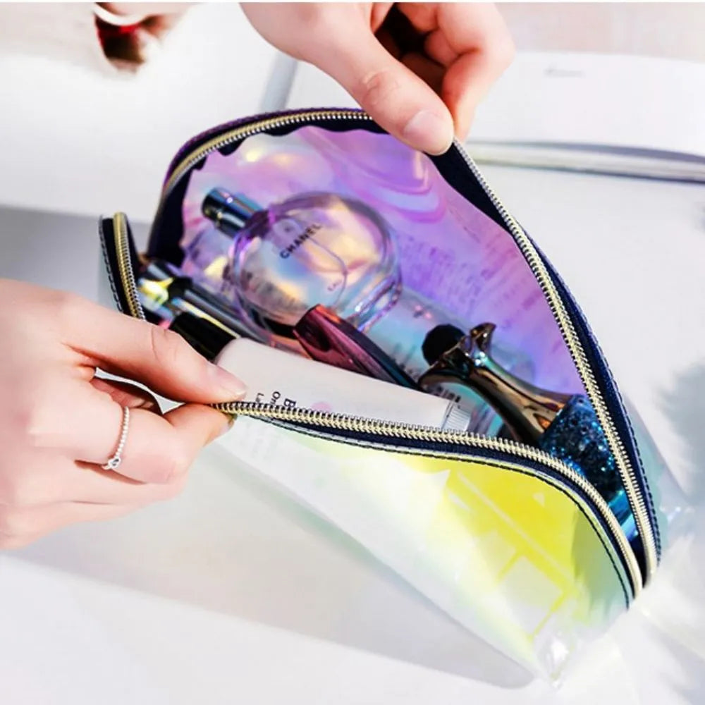 Holographic TPU Makeup Bag