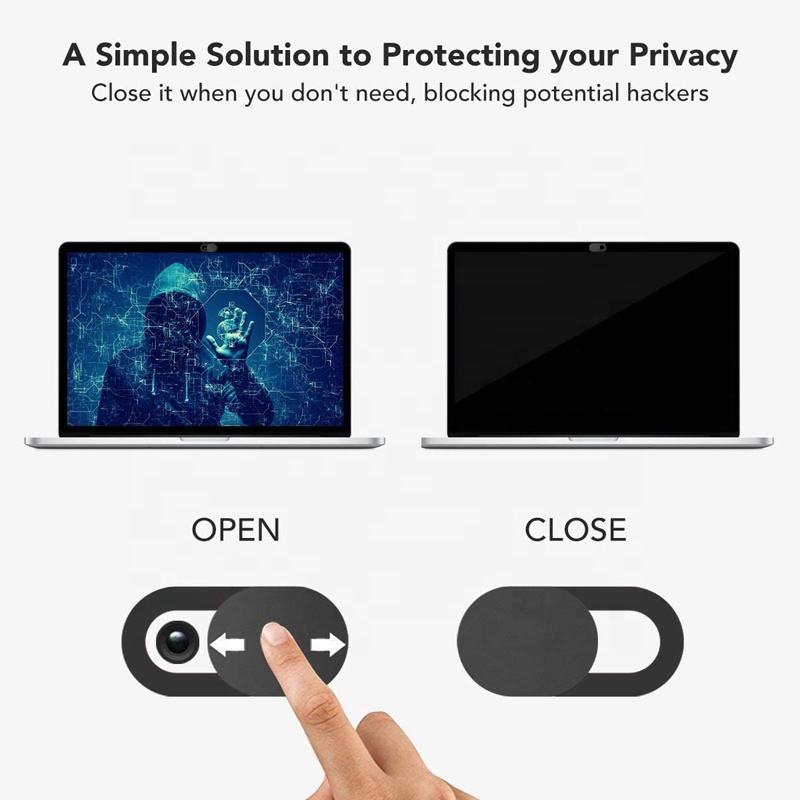 Custom Logo Privacy Laptop Lens Protect Security Silicone Eyeblock Webcam Cover Slide