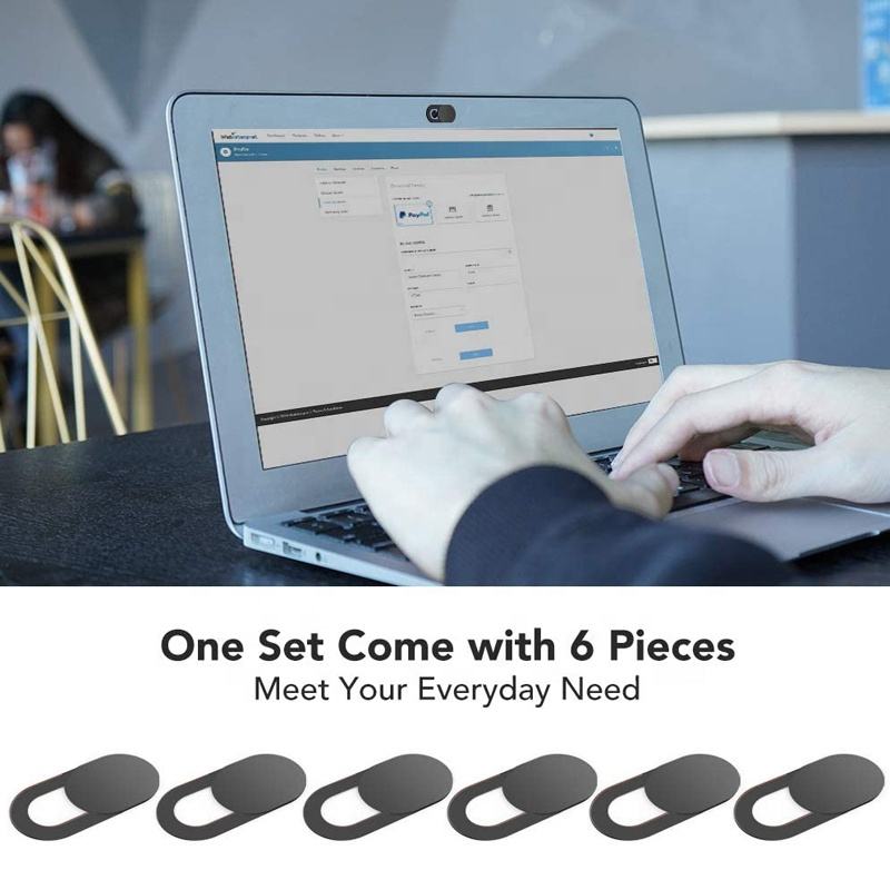 Custom Logo Privacy Laptop Lens Protect Security Silicone Eyeblock Webcam Cover Slide