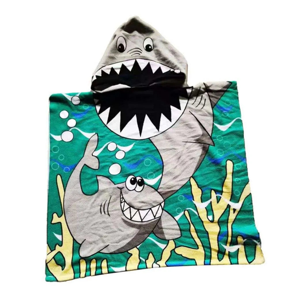 Microfiber Hooded Kids Beach Towels