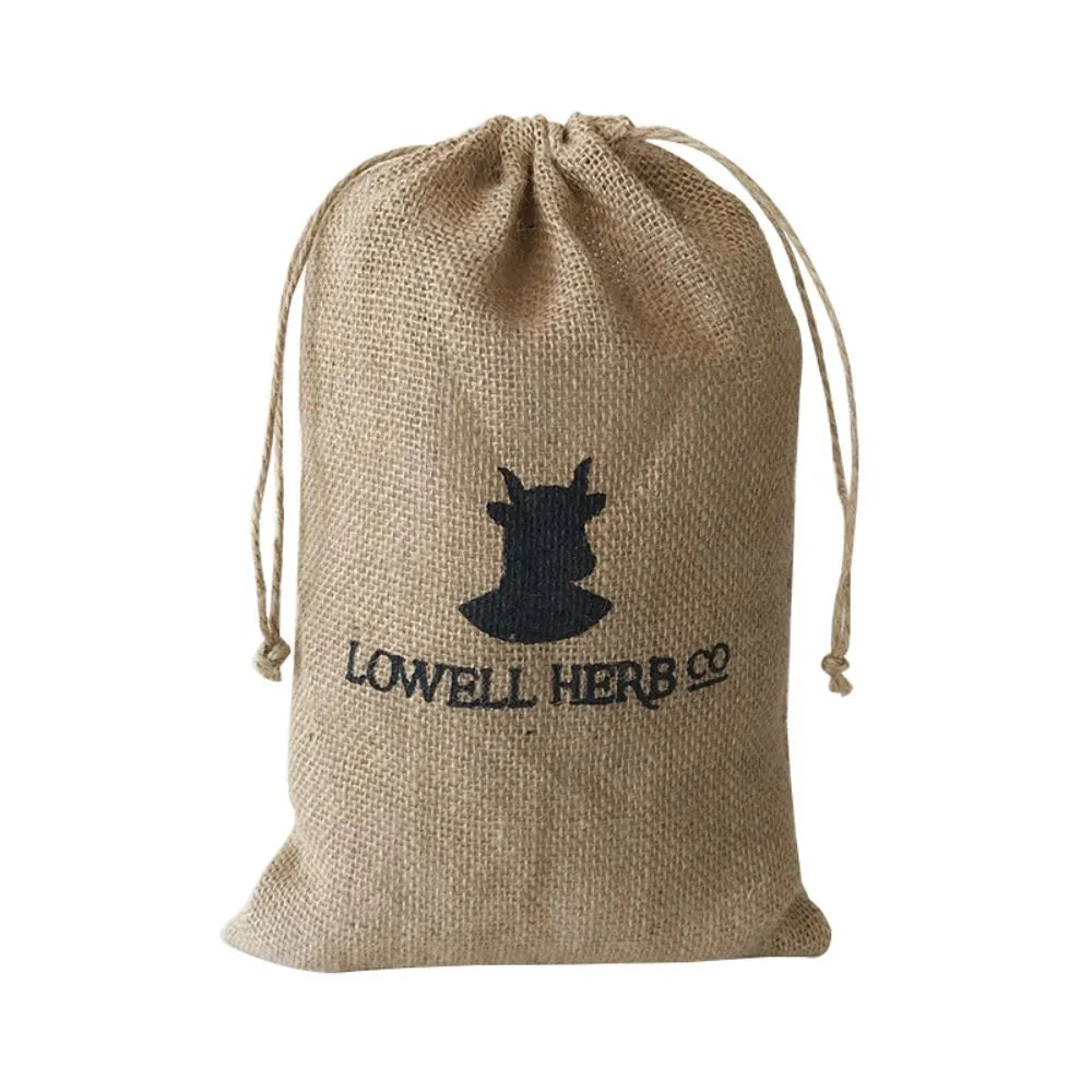 Natural Burlap Jute Drawstring Bags