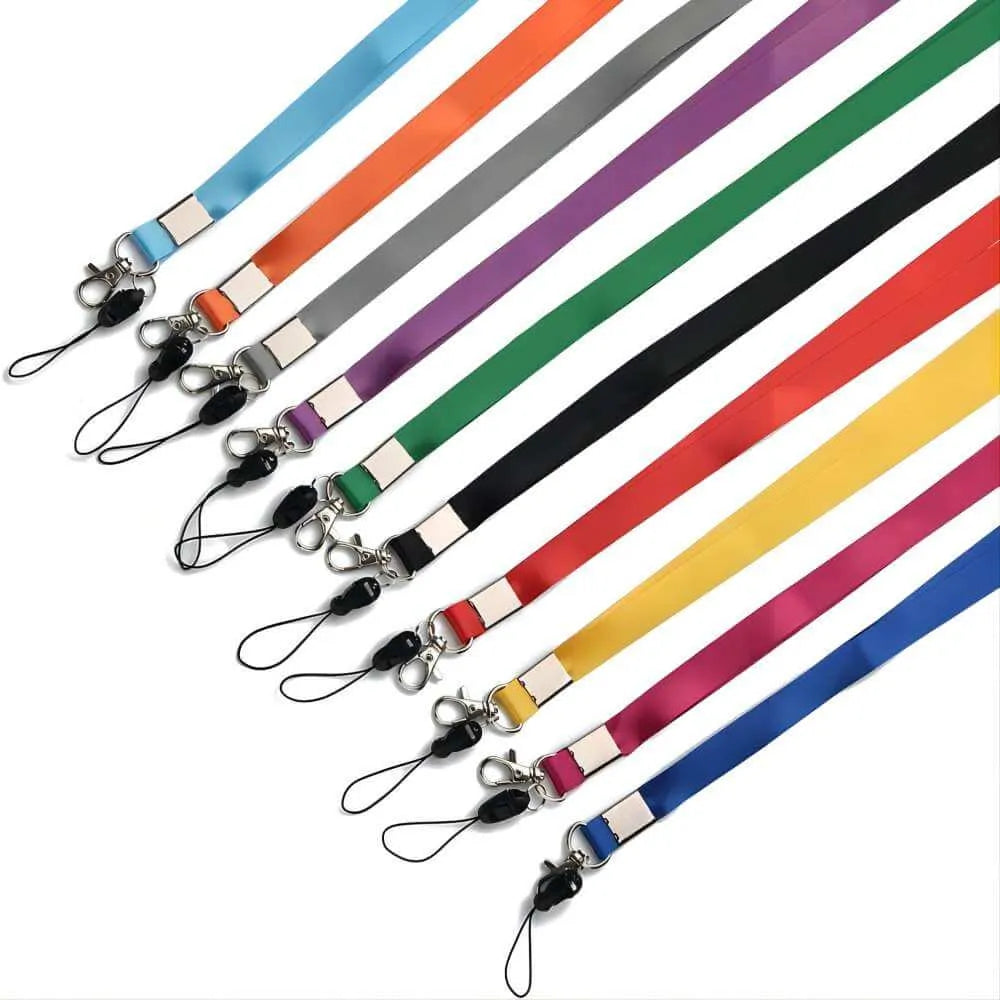 Plain Nylon Lanyards