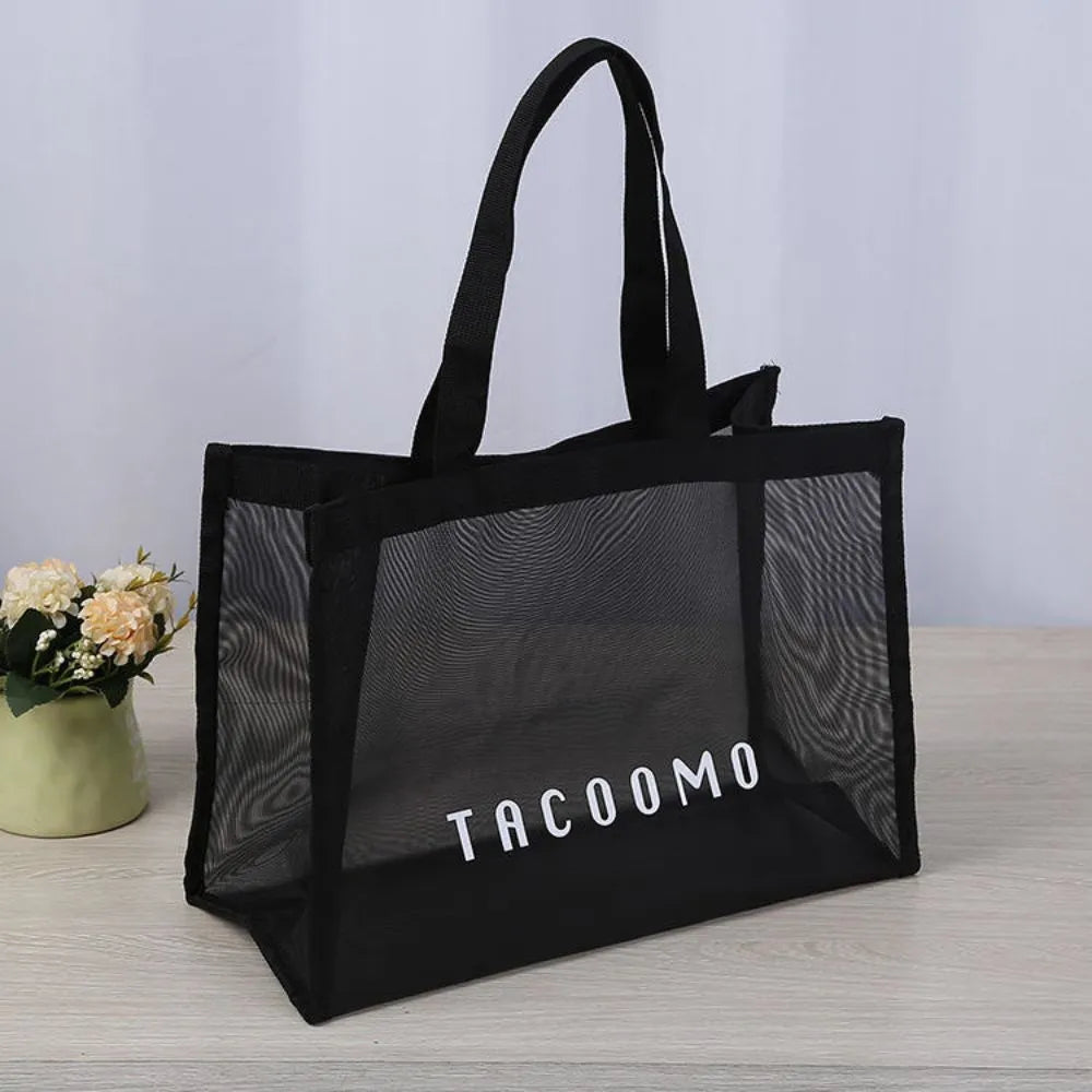 Nylon Wire Mesh Beach Tote Bag