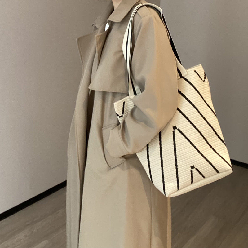 Christmas Gift Bag Knitted Handbag