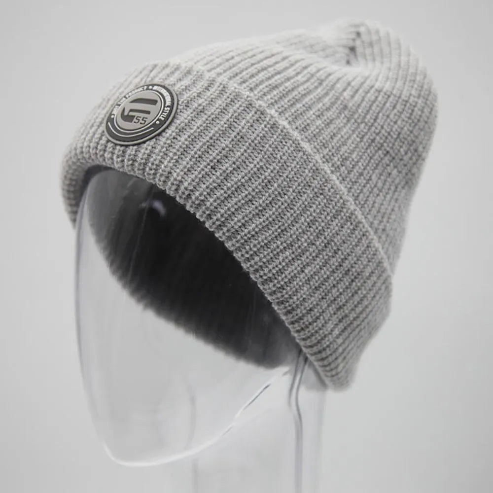 Custom Beanies with Rubber Patch