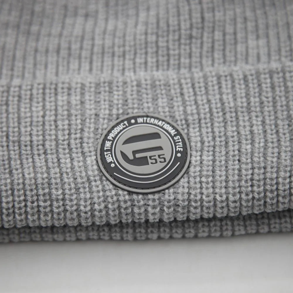 Custom Beanies with Rubber Patch