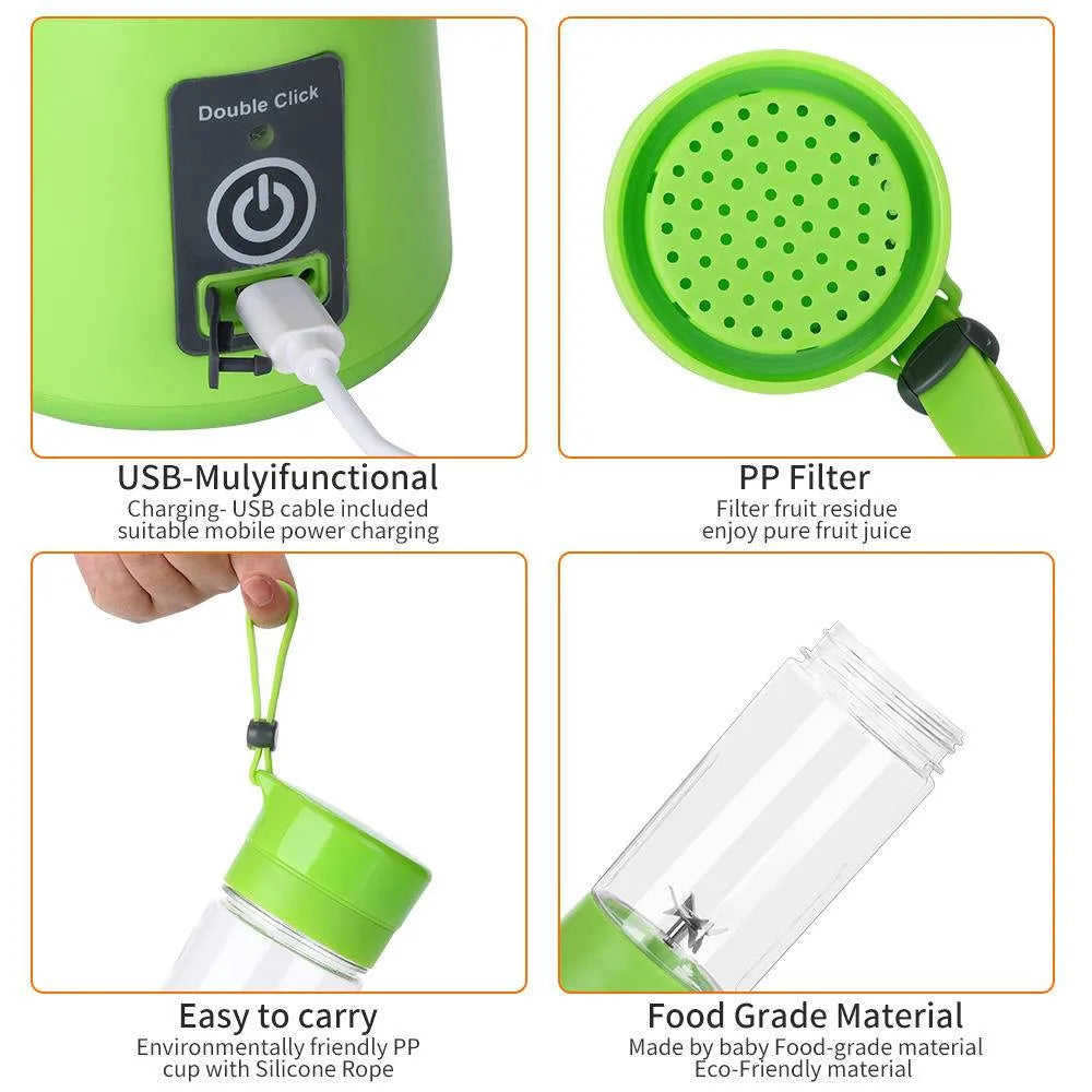 Personal Size USB Rechargeable Portable Blender
