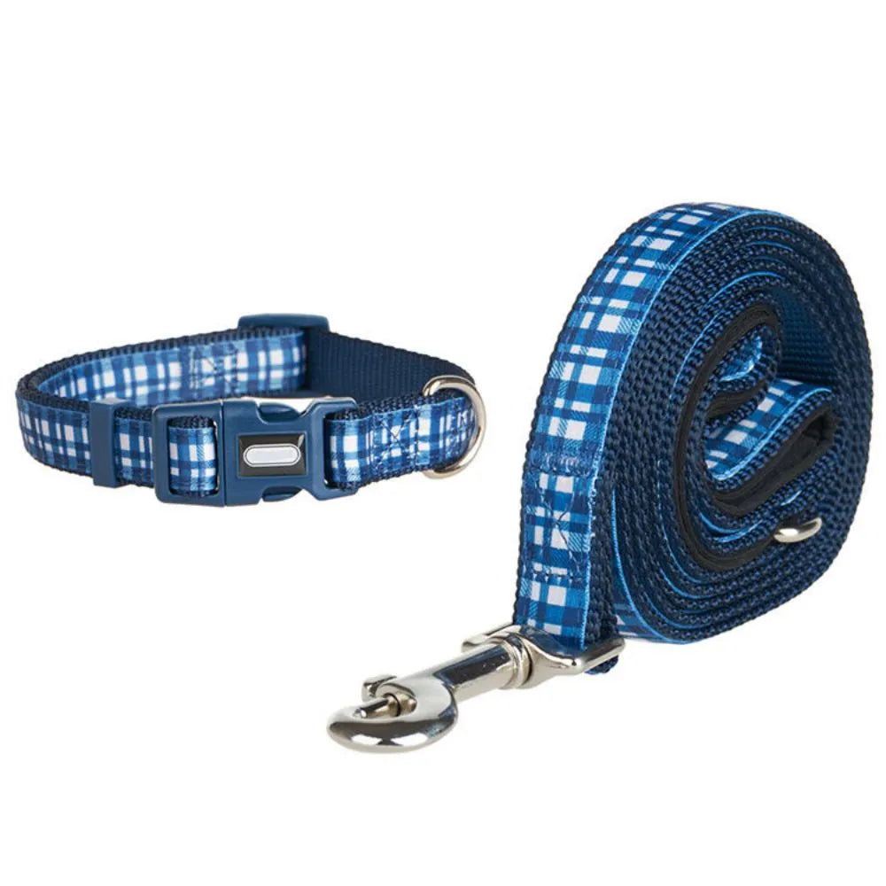 Custom Pet Dog Collars and Leash Set