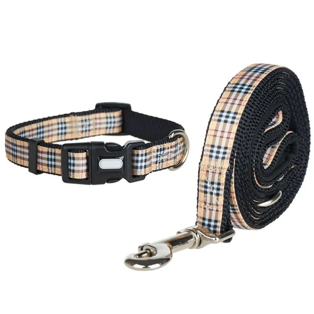 Custom Pet Dog Collars and Leash Set