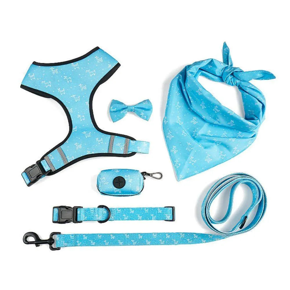 Custom Printed Pet Harness Set