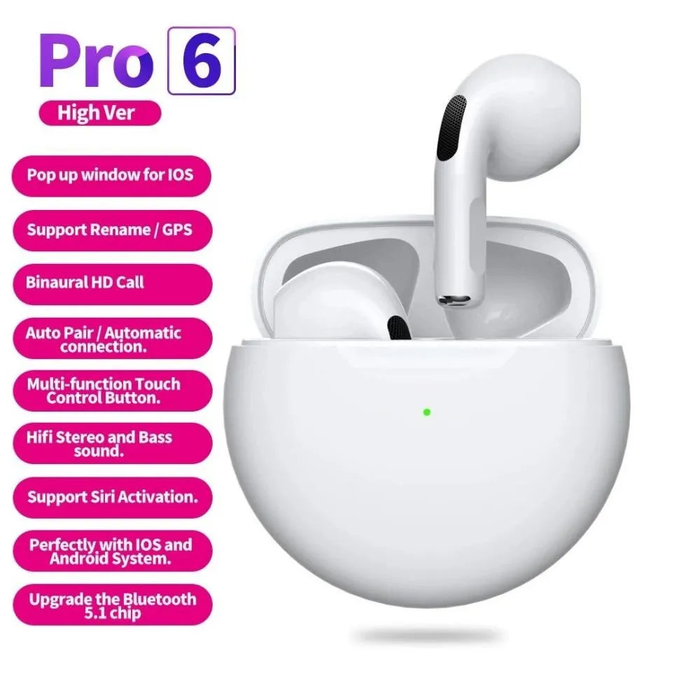 Pro 6 Waterproof Wireless Headphones