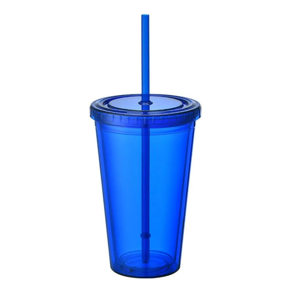 Reusable Plastic Cups With Lids And Straws