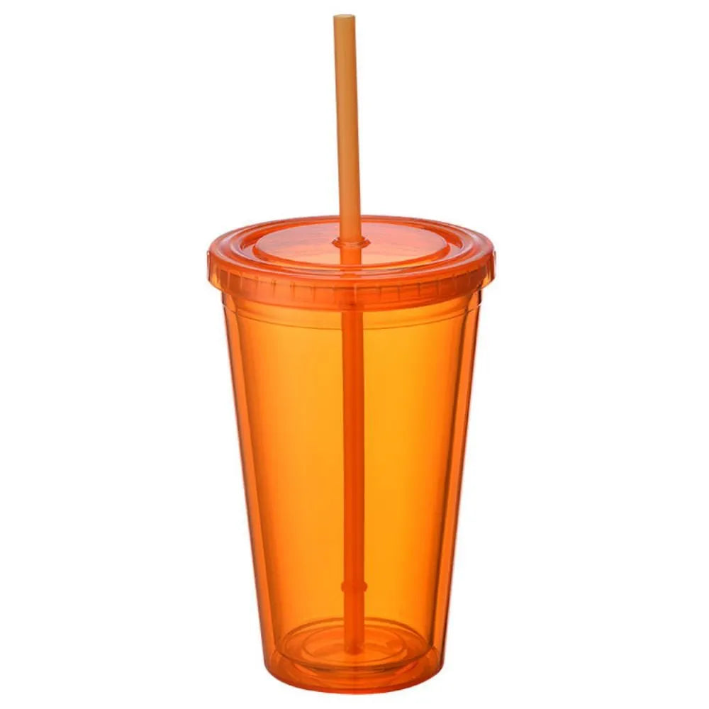 Reusable Plastic Cups With Lids And Straws