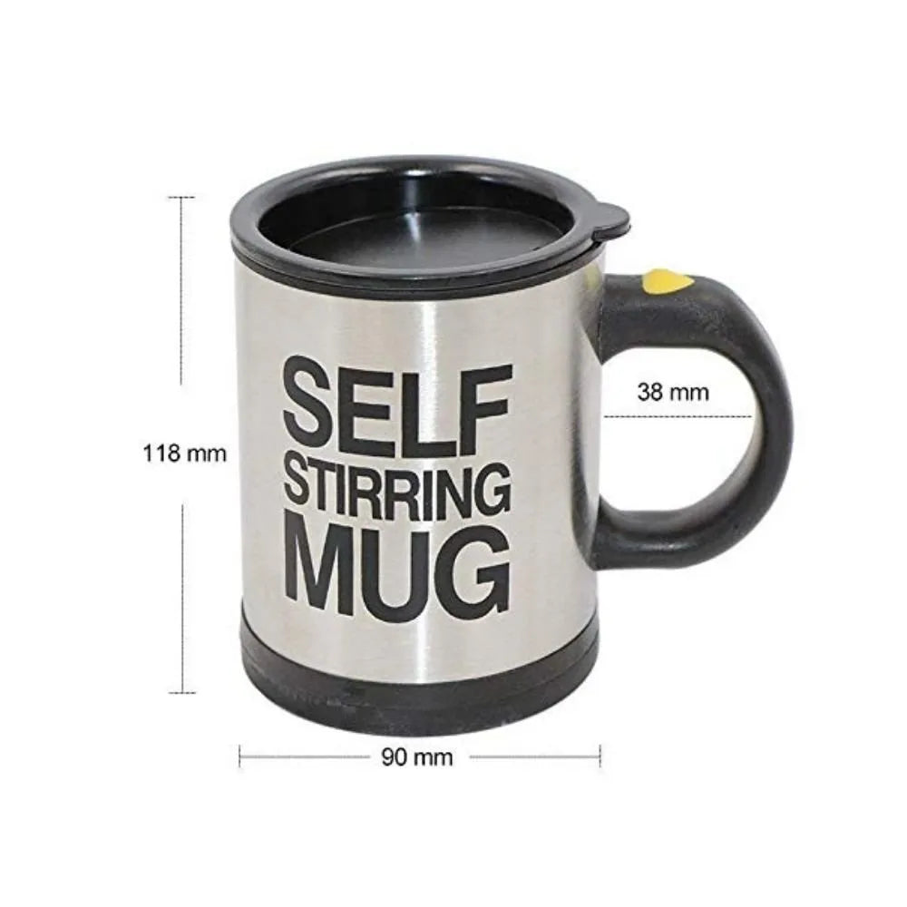 Self Stirring Stainless Steel Coffee Mug