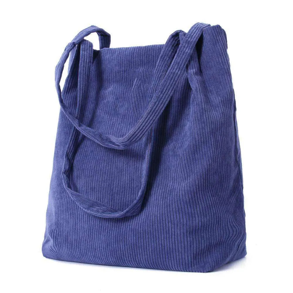 Custom Shoulder Corduroy Tote Bags