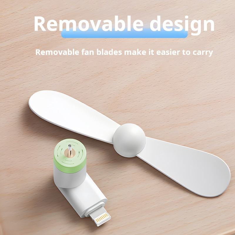 Cutomized Mobile Phone Fan Personalized 2in1 3in1 USB Mini Fan