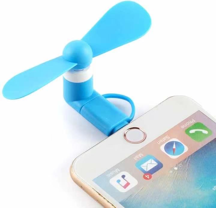 Cutomized Mobile Phone Fan Personalized 2in1 3in1 USB Mini Fan