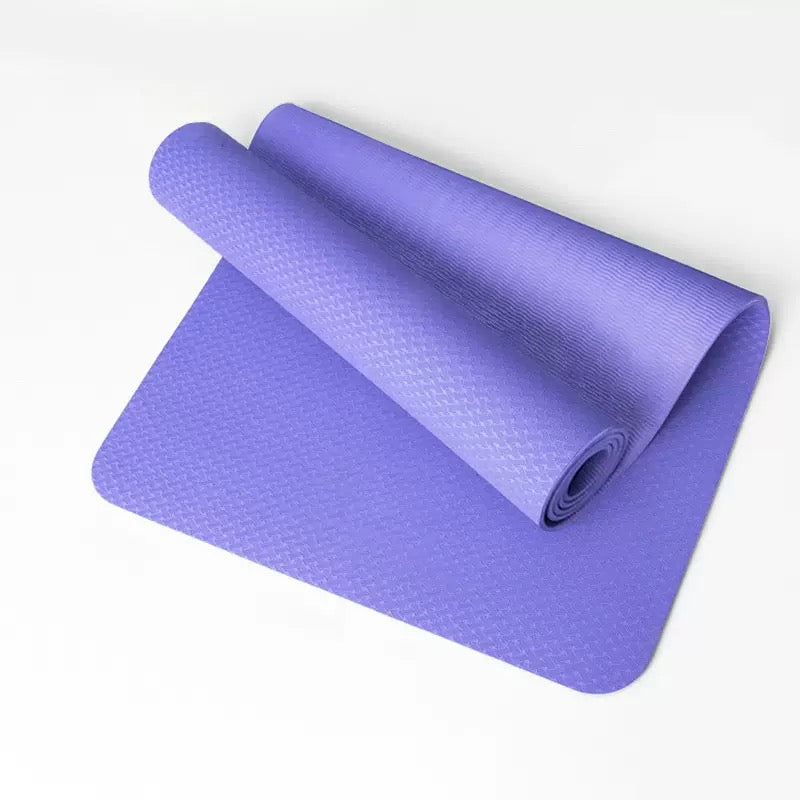 Non-Slip Waterproof Cork Eco-Friendly  TPE Custom Print Natural Rubber Yoga Mat for Gymnastics Fitness
