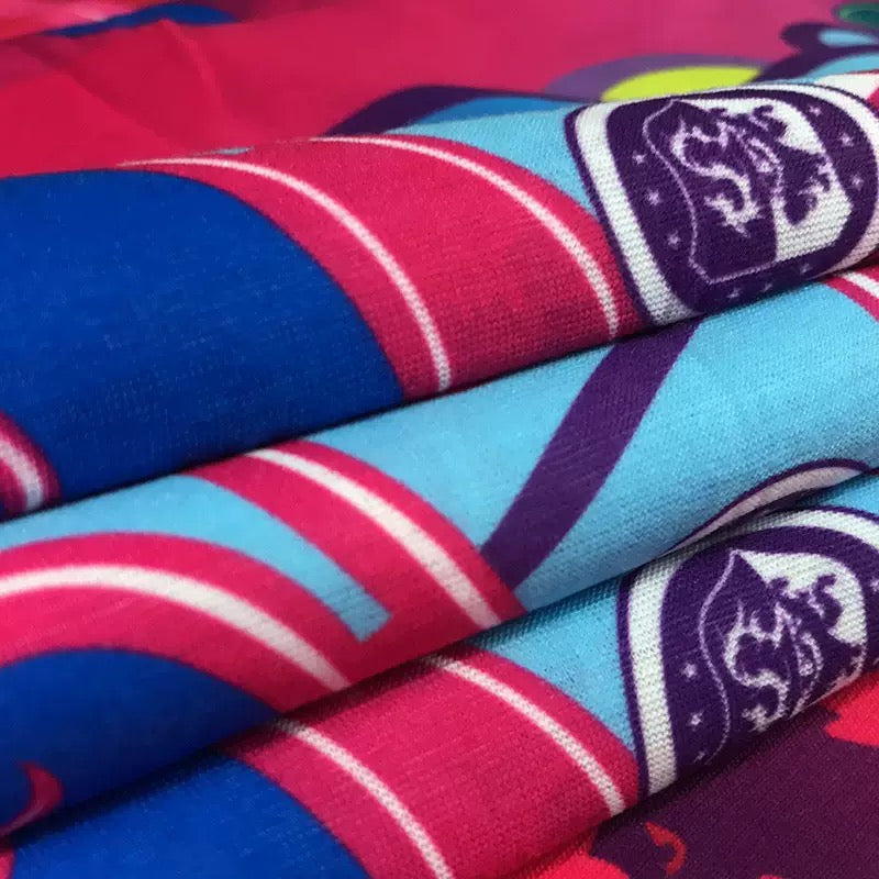 Custom Print Colorful Polyester Seamless Necktube