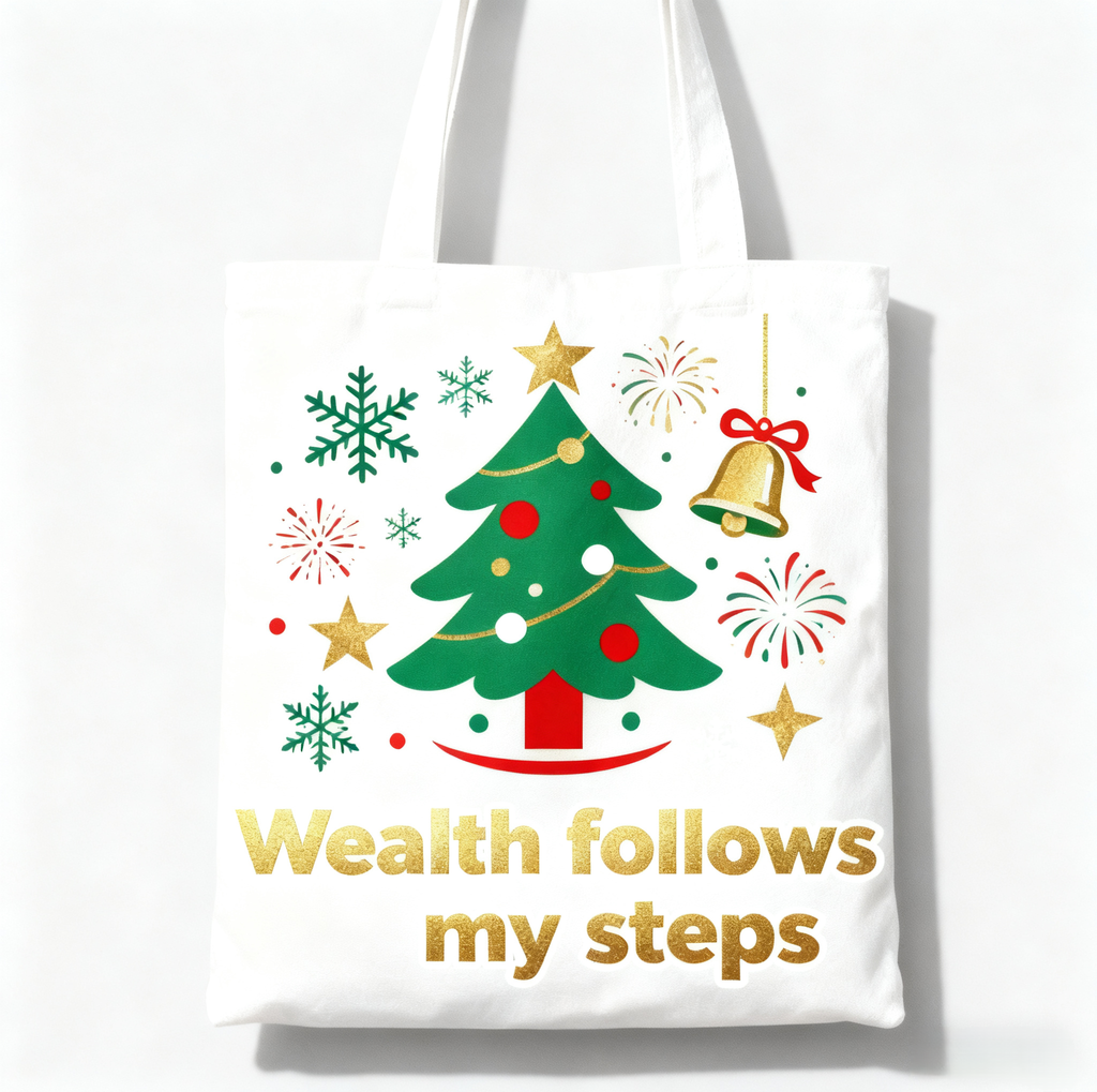 Custom Canvas Totes: Carry the holiday spirit wherever you go! Spacious, eco-friendly, and perfect for custom prints—great for shopping, work, or weekend outings.