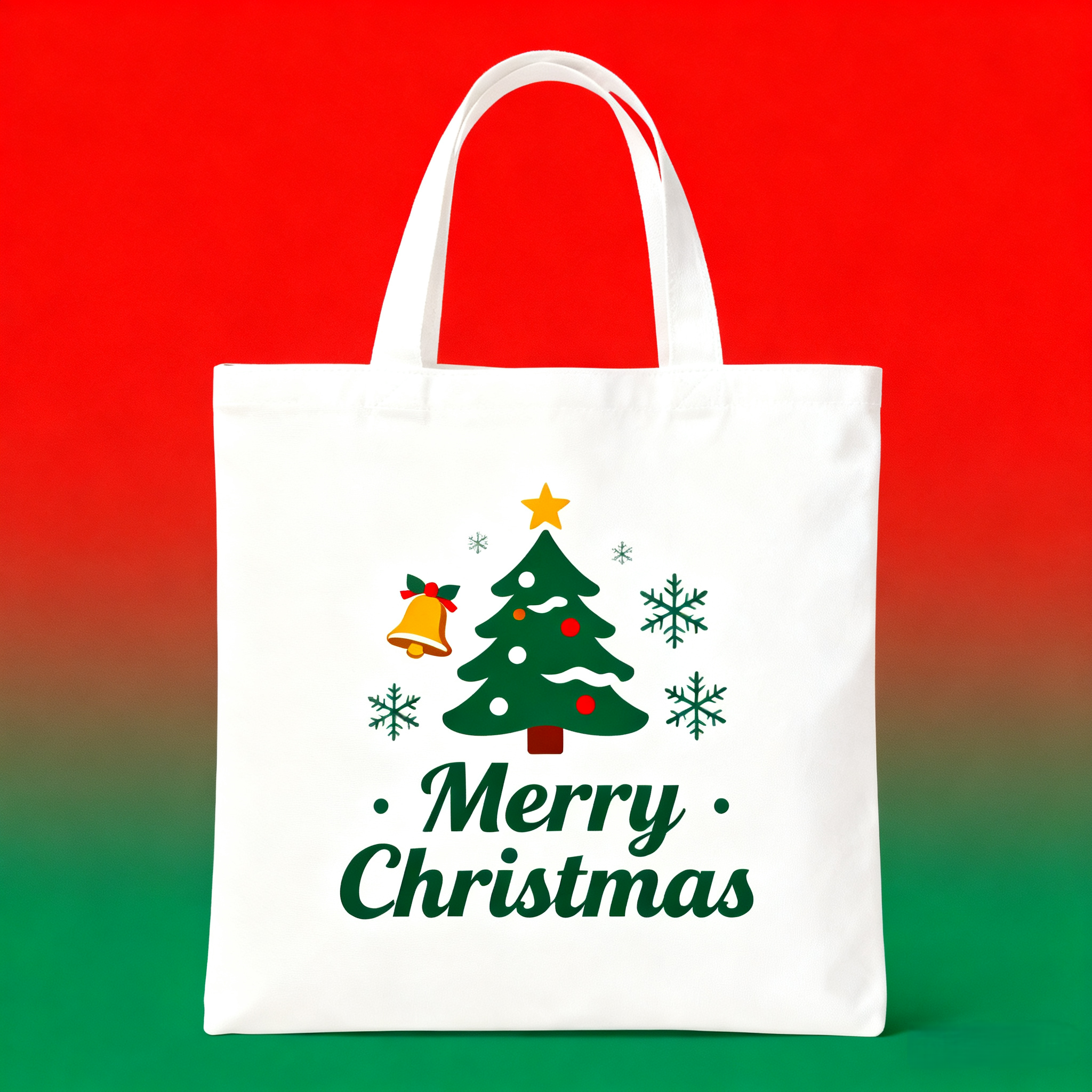 Custom Canvas Totes: Carry the holiday spirit wherever you go! Spacious, eco-friendly, and perfect for custom prints—great for shopping, work, or weekend outings.