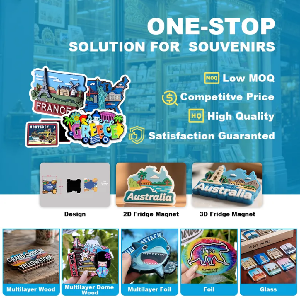 Custom High Quality Die Cut Cute Design Fridge Magnet