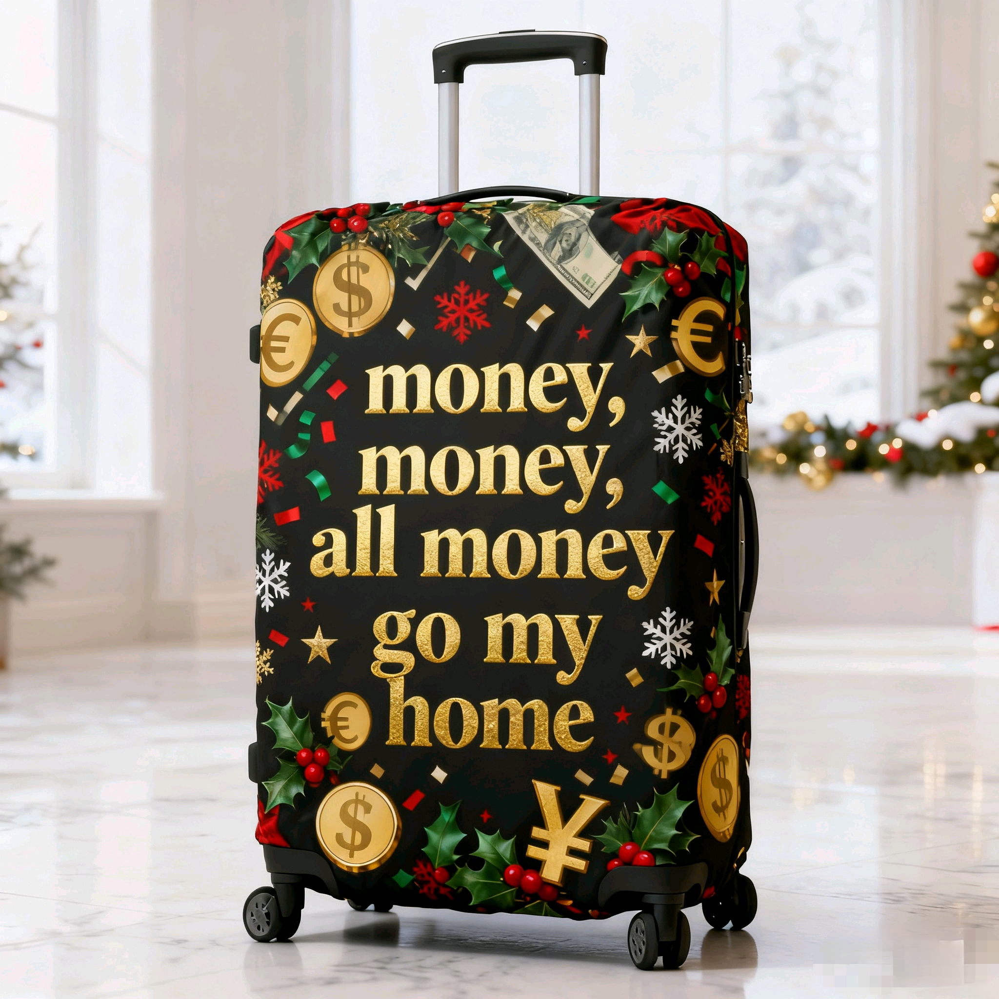 Personalized Luggage Covers: Travel in style with a luggage cover that stands out. Ideal for holiday getaways!