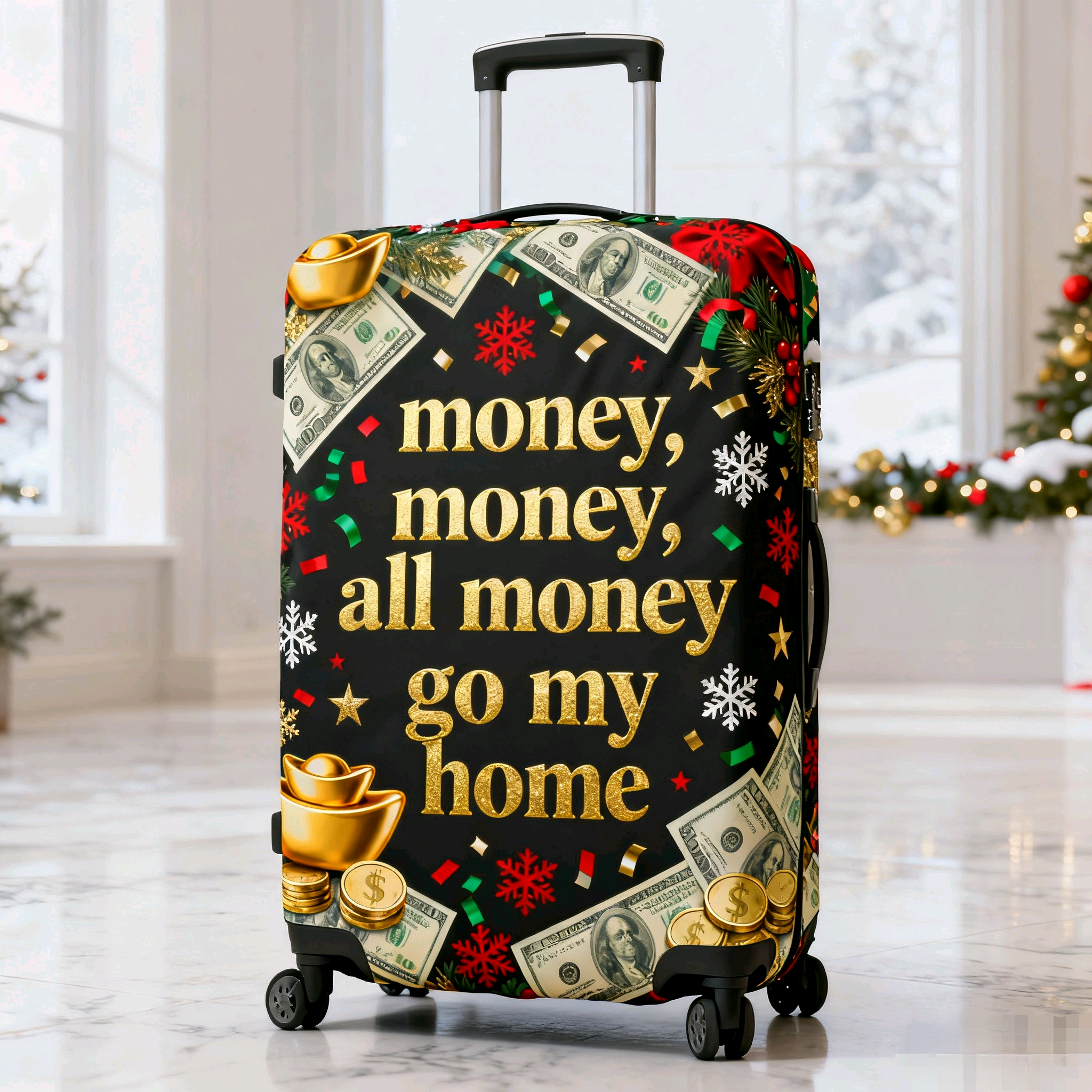 Personalized Luggage Covers: Travel in style with a luggage cover that stands out. Ideal for holiday getaways!