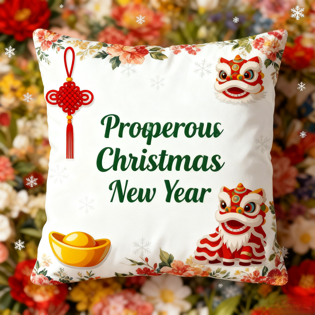 Cozy Custom Pillowcases: Snuggle up with personalized comfort—perfect for adding festive cheer to any space.